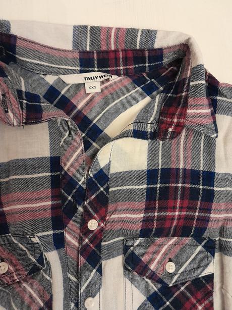 Kockovaná košeľa, tally weijl,xs