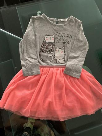 Dievčenské šaty 3 ks, 92