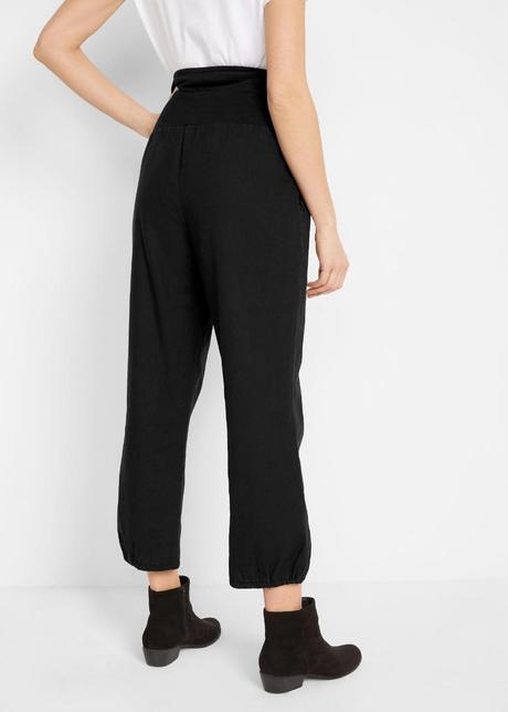 -ľanové nohavice maite kelly veľ. 38, bonprix,m