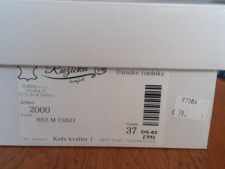 Dámske topánky, 37