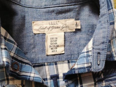 Košeľa, h&m,116