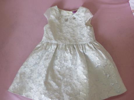 Strieborné princeznovské šaty, f&f,98