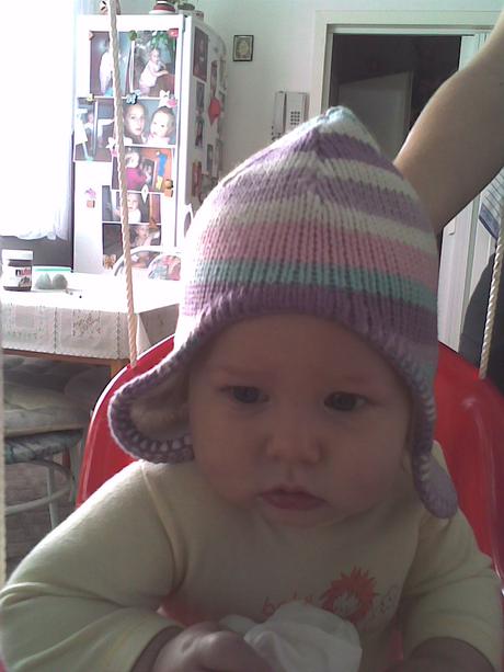 Teplá zimná ciapocka-rukavicky, 74