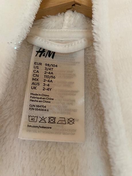 Zupan 98/104, h&m,98