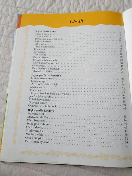 Kniha najznámejšie bájky, 