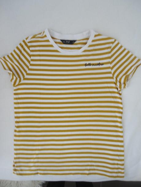 Veselé letné pásikavé tričko v.s, f&f,s