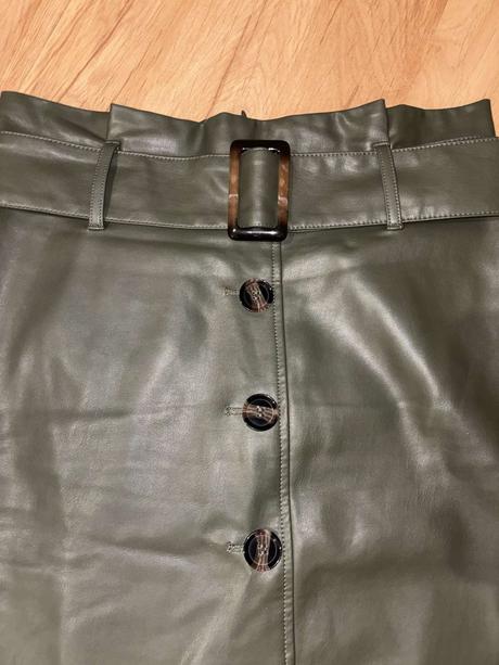 Koženková midi sukňa orsay m, orsay,m