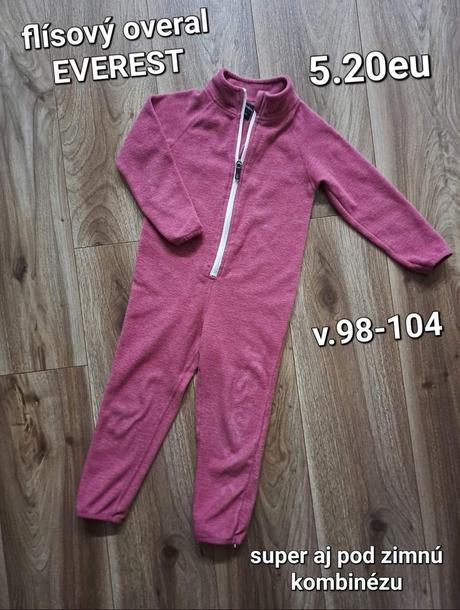 Flísový overal everest, 98