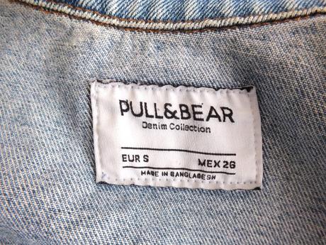 Oversize dámska rifľovka, pull&bear,s