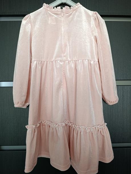 Šaty zamat ružové 92, coolclub,92