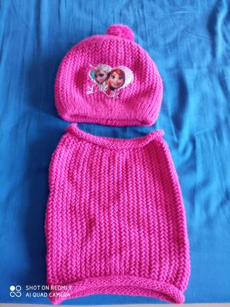 Set čiapka a šál anna/elza, 122