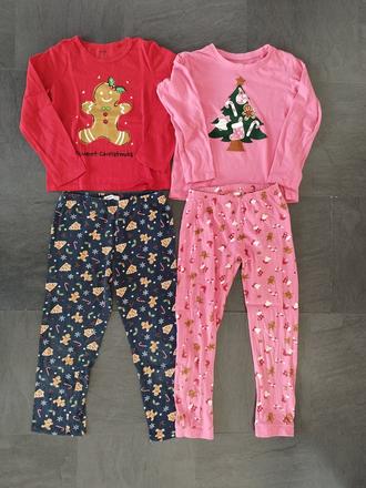 Vianocne pyzamka 7-8r, lupilu,128