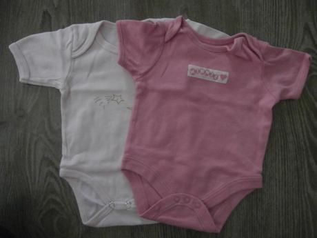 Body s krátkym rukávom 2ks veľ.68, 68–80