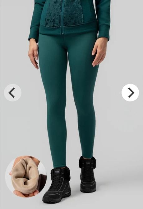 Lelosi siberosi - zimné legíny s kožušinkou vnútri, l / m / s / xl