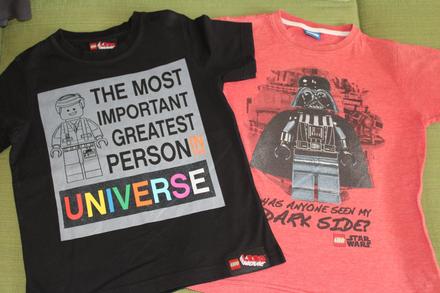 2 lego tričká, george,116