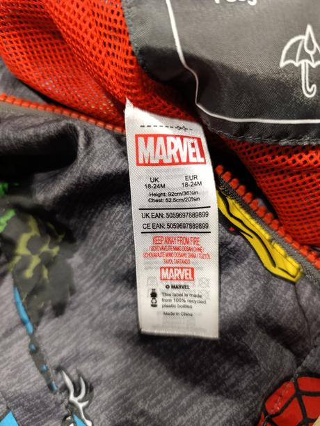Marvel šušťáková bunda, marvel,92
