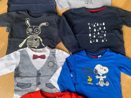 Tričká dlhy rukáv 86/92, 86–98