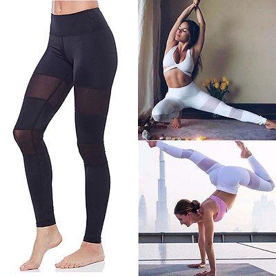 Leginy mesh black, s