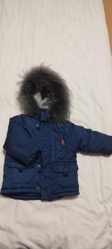 Zimná bunda s pravou kožušinou, wojcik,80
