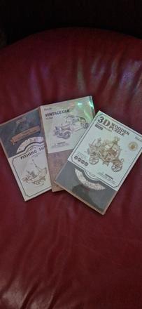 Vintage drevenne puzzle, 