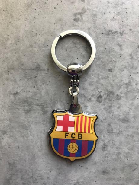 Prívesok fc barcelona + kartičky, 