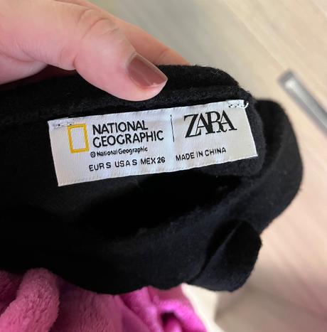 Crop svetrik national geographic, zara,s