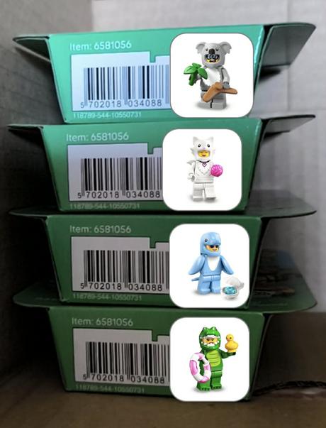 Komplet sada lego minifigúrky 71051 28. séria (z, 