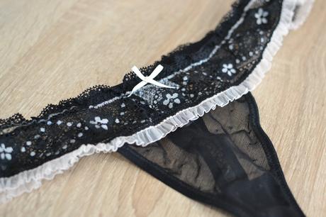 Čierno-béžové nohavičky 40/42, l