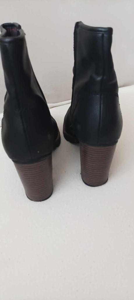 Zateplené kožené kozačky, s.oliver,40