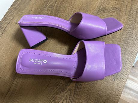 Fialové šľapky migato, 38