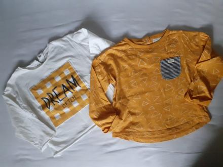 Tričká 2ks, mango,104