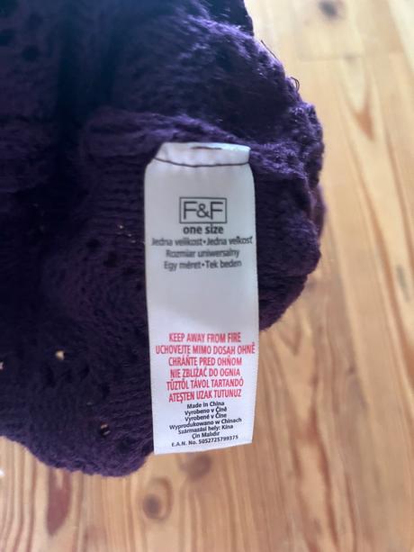 Baretka pletená, f&f