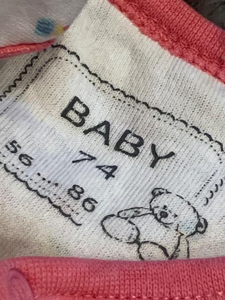 Dievčenský overal vzorovaný (74), baby,74