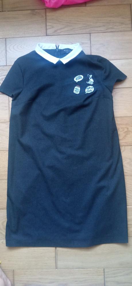 Šaty s golierikom, mohito,40