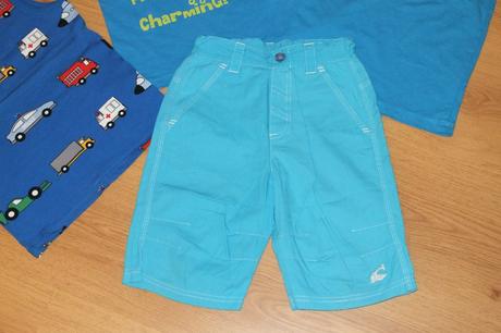 Nenosene tricka + kratasy, lindex, h&m, cherokee, 110