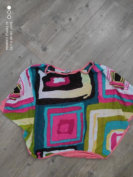 Farebny oversize top, 