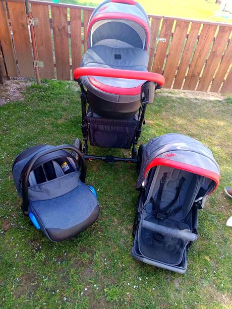 Kočík trojkombinacia camarelo, camarelo,camarelo baleo