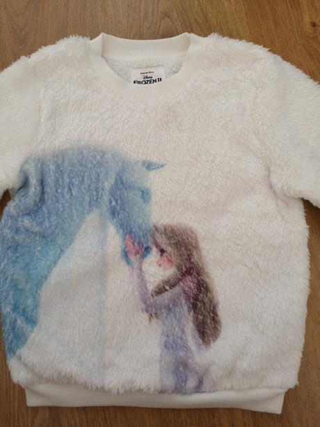 Teplá mikina frozen, c&a,128