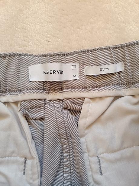 Pánske sivé nohavice, elegantný slim strih, reserved,m