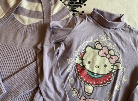 Pásikový pulóver zn. lycra v. 152/158, 158