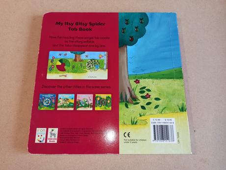 My itsy bitsy spider tab book leporelo, 