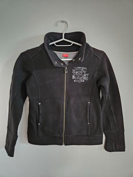 S.oliver hrubšia mikina na zips 134/140, s.oliver,134