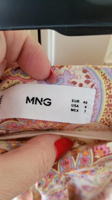 Letné viskózové nohavice mango, l