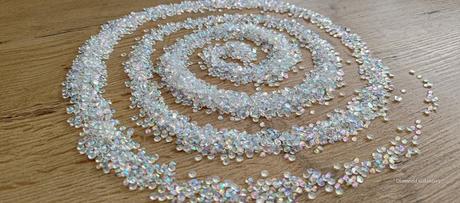 Ozdobné kamienky 5 mm - číre ab, 