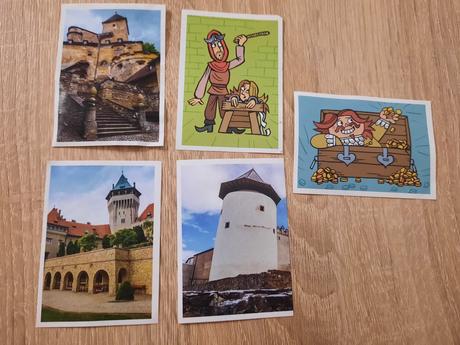 Nalepky hrady a povesti (coop jednota), 