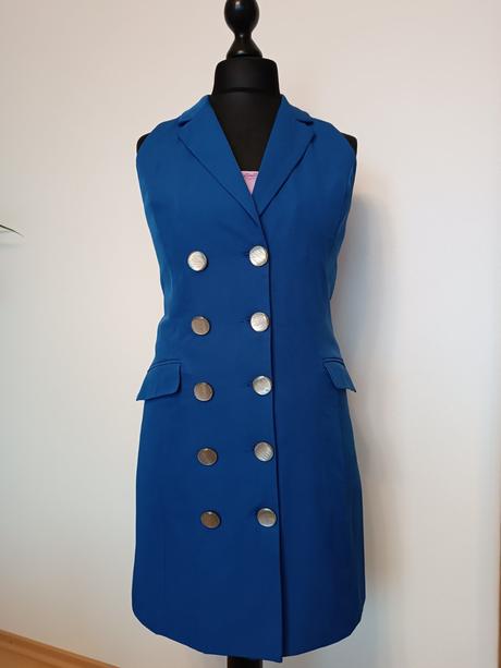 Kráľovská modra - šaty, m