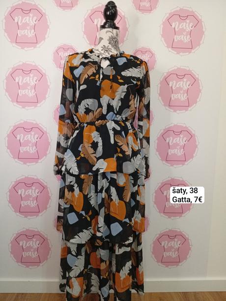 Šaty vzorované, m