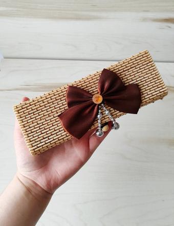 Šperkovnica krabička bambusová,