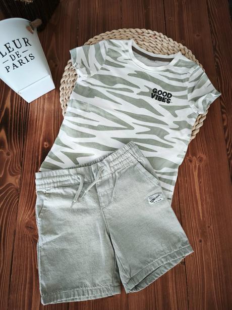 Suprava kratasy + tričko zara 104, zara,104