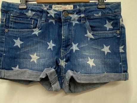 Elastické rifľové kraťasy lindex star 146 cm, lindex,146